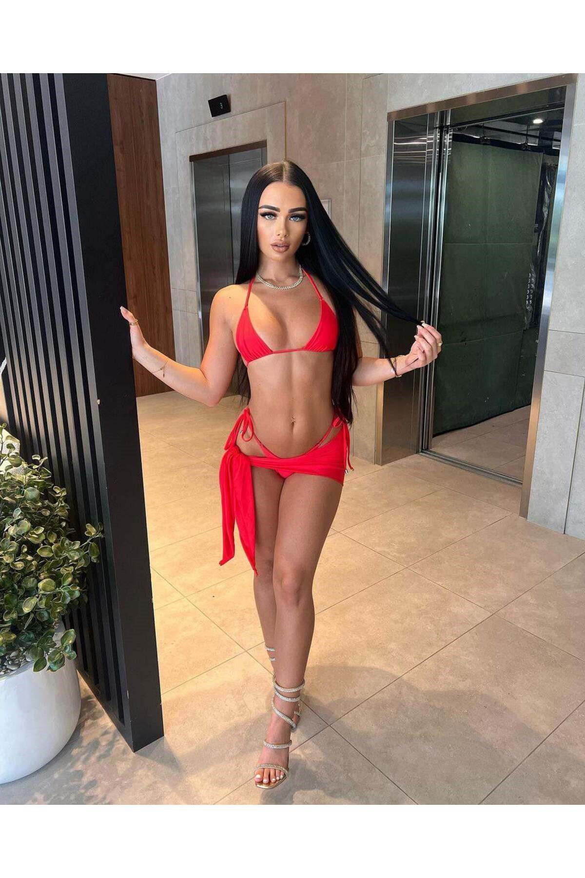 Dubai bikini pareo set