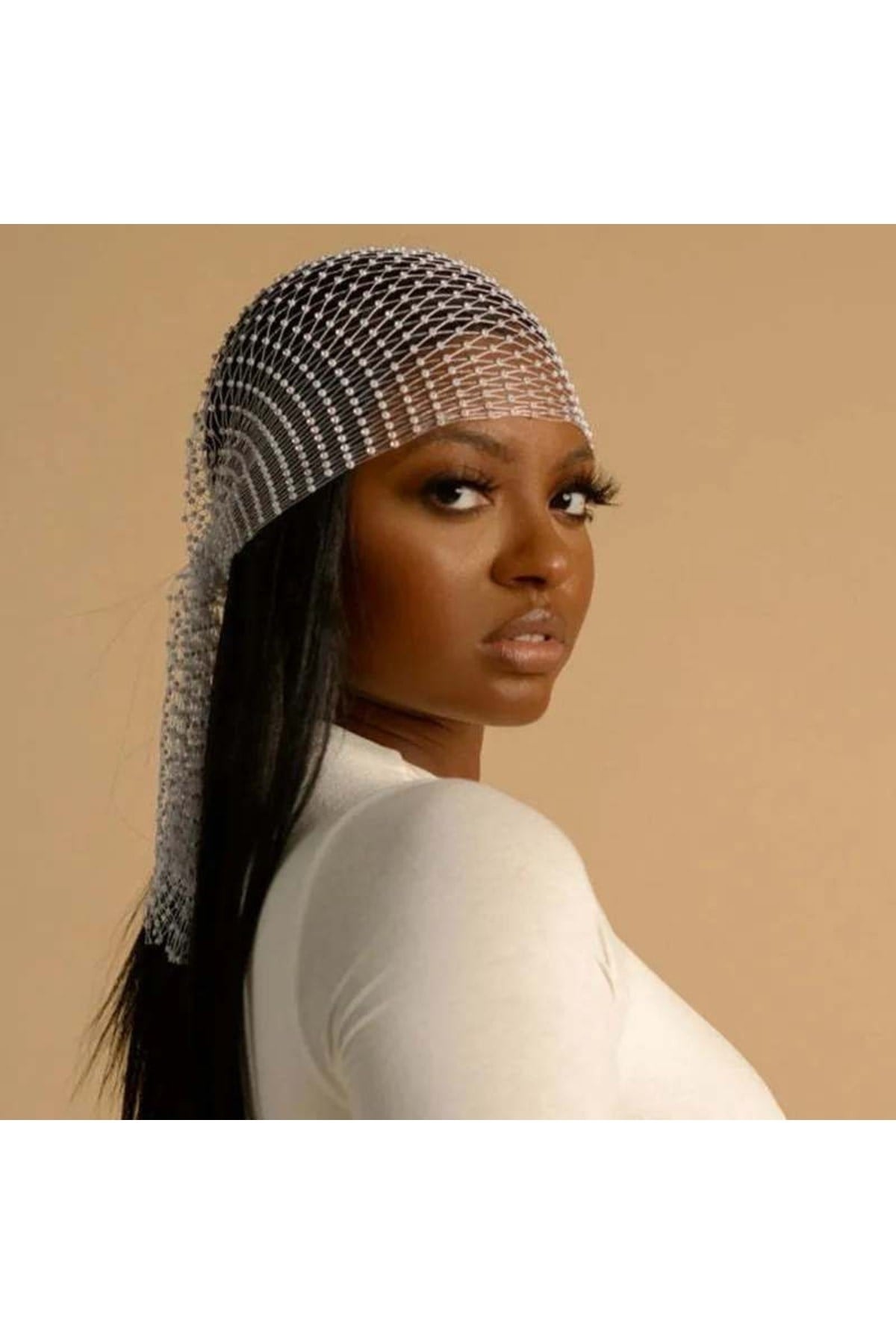Dubais Kristal Taşlı Bandana