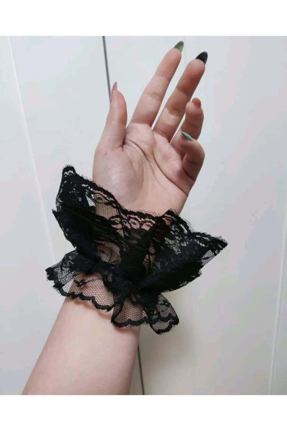 Elena dantel kolluklu şık eldiven