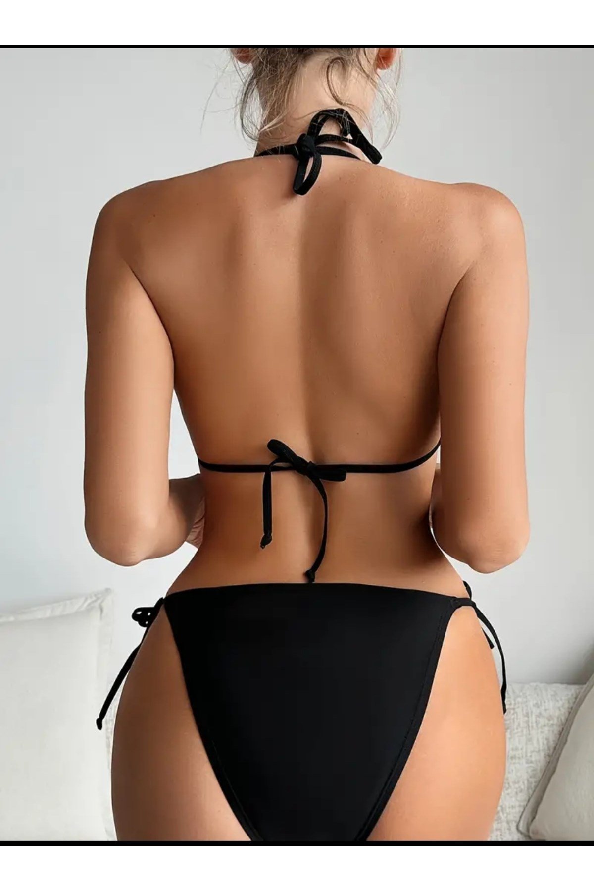Halka detaylı bikini takım