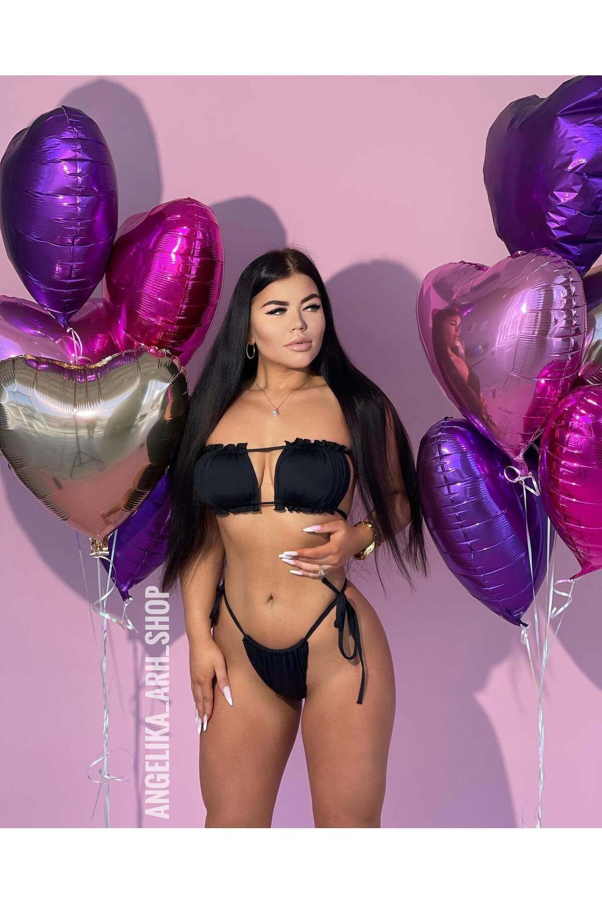Kareli bikini set