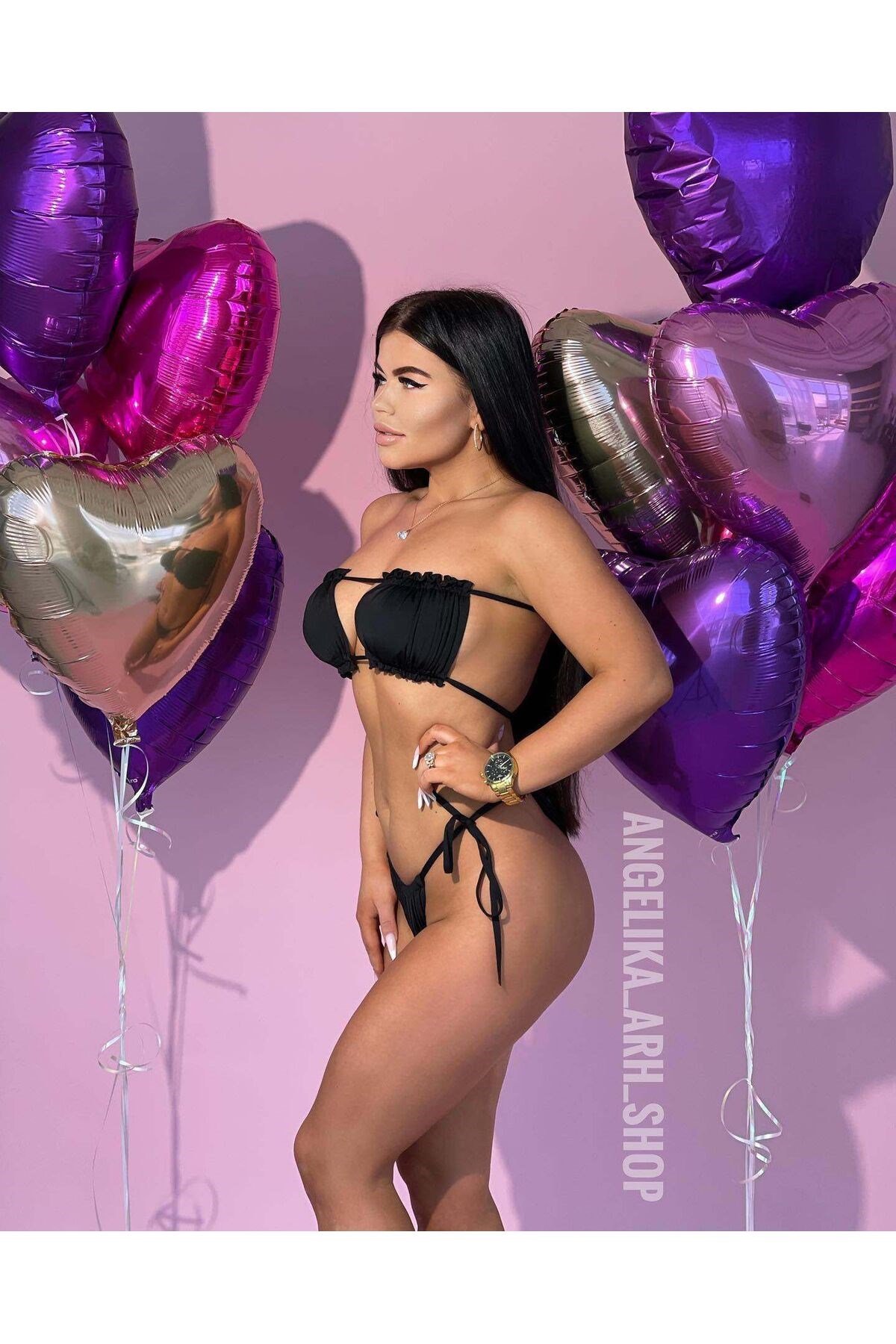 Kareli bikini set