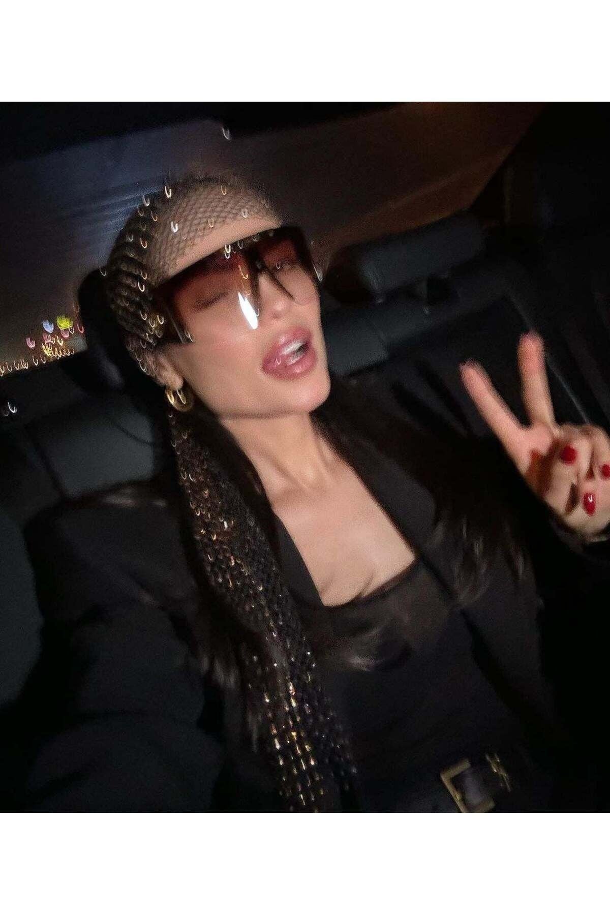 Kristal taşlı bandana