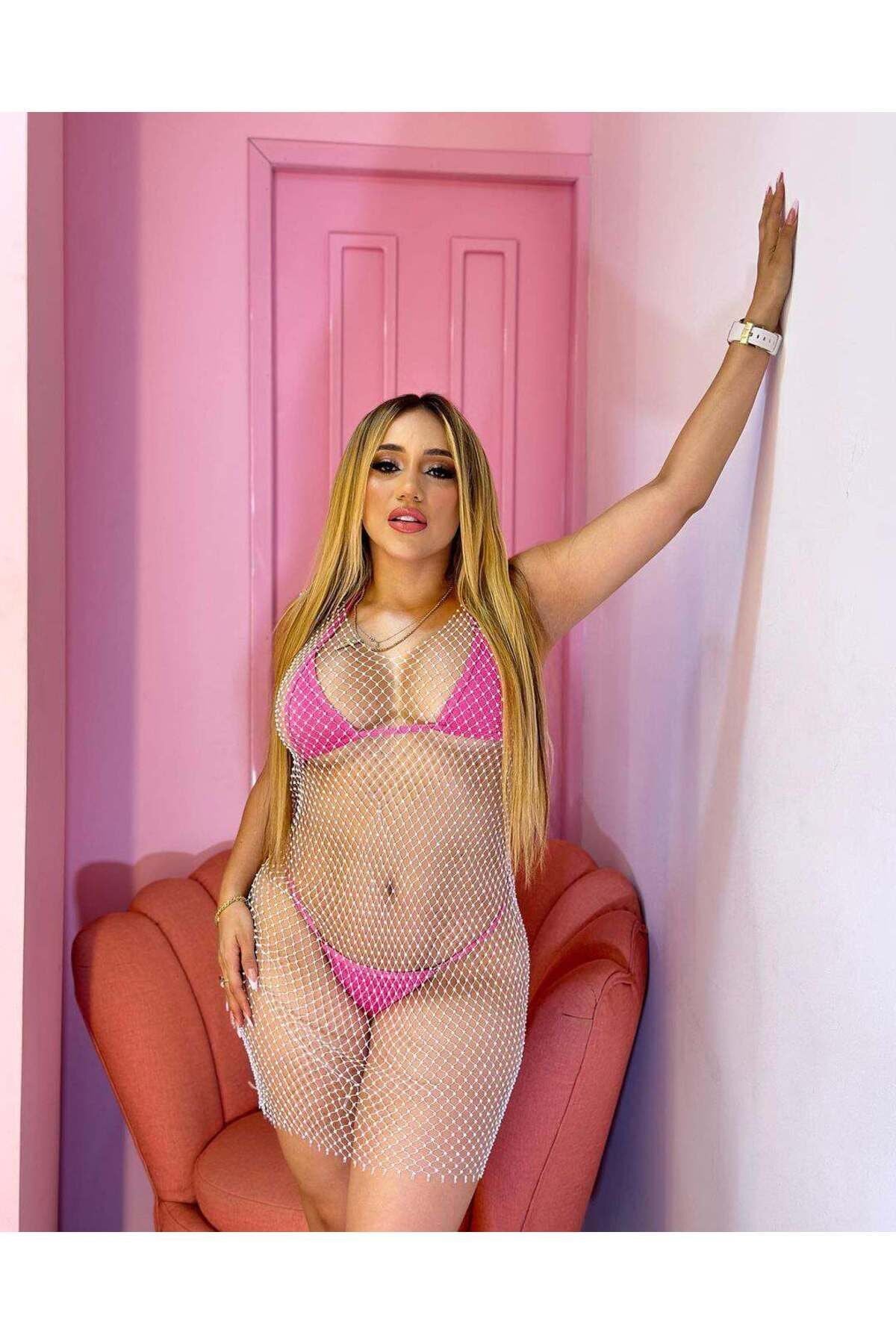 Kristal taşlı pareo