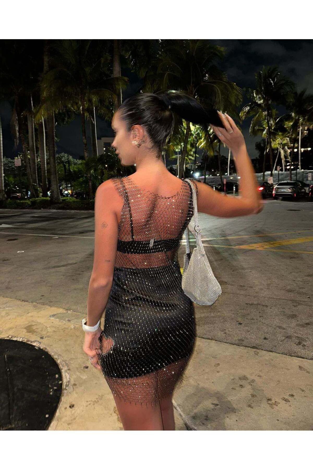 Kristal taşlı pareo