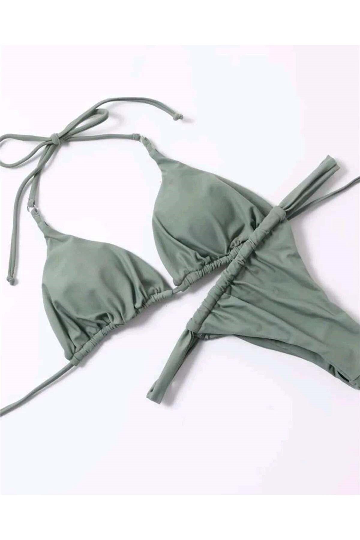 Linda haki bikini takım