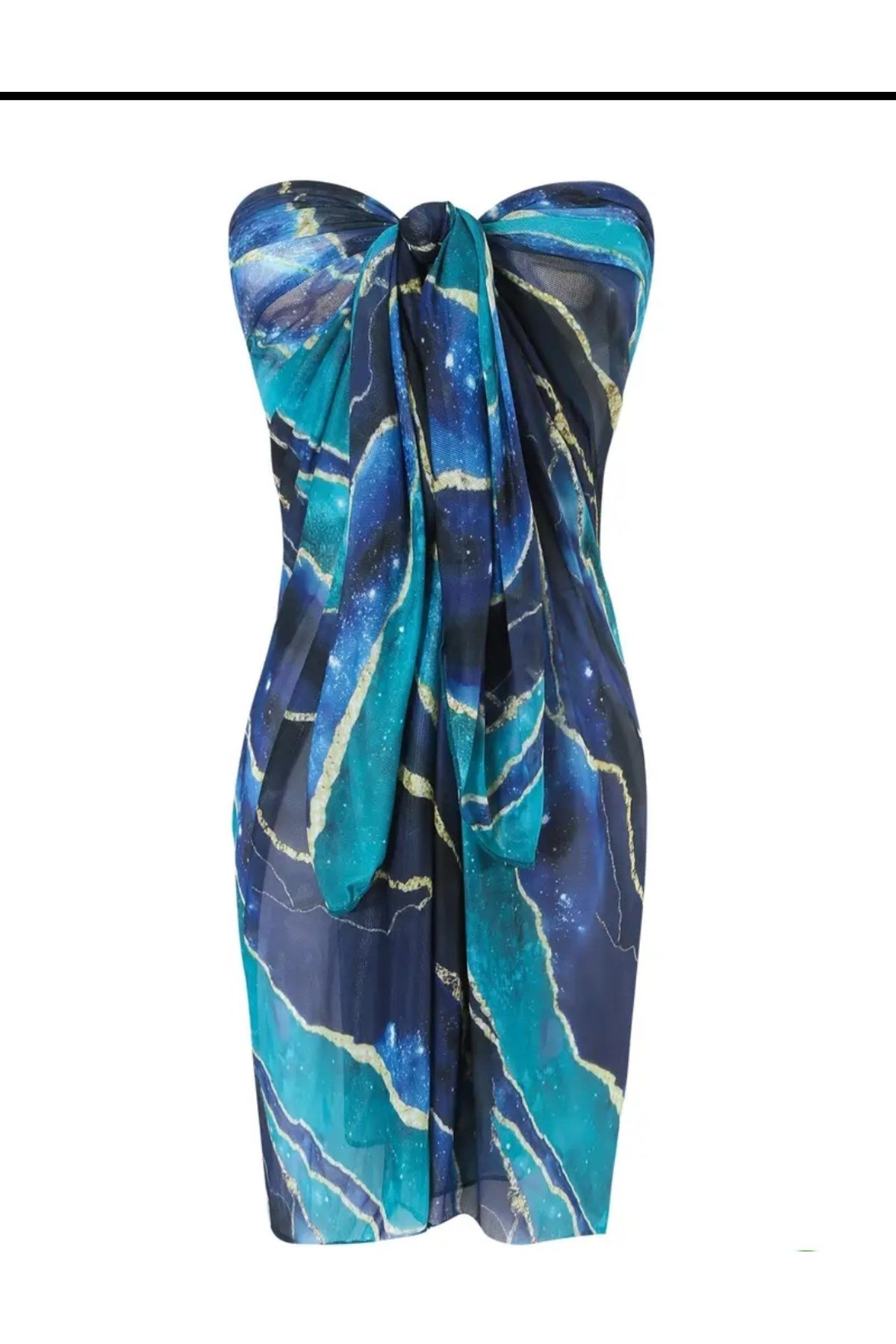 Marella blue pareo etek