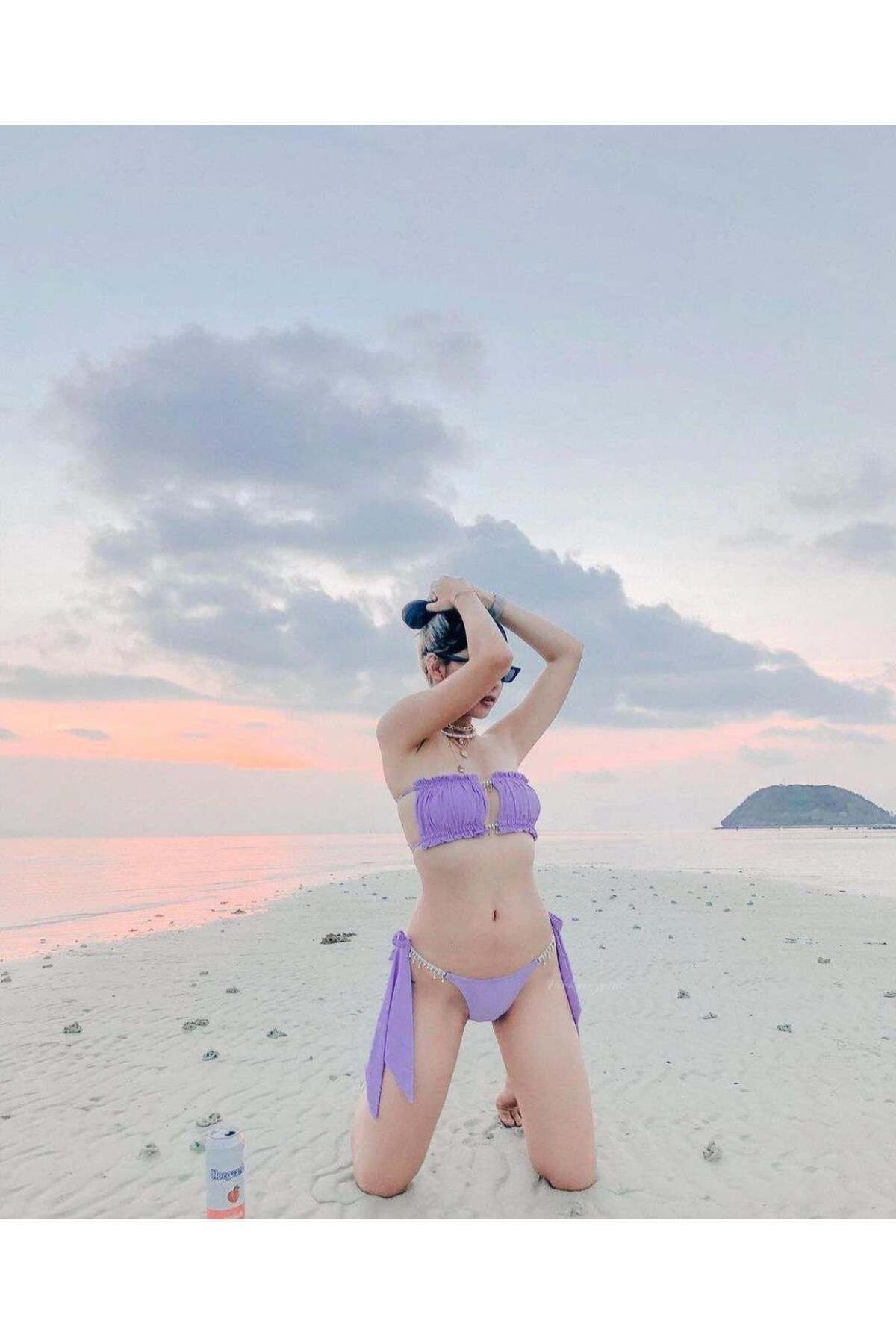 Miami taşlı bikini takım