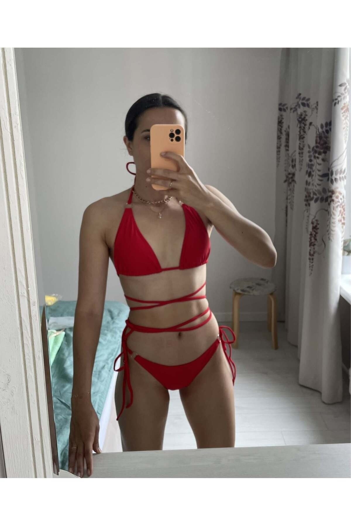 Redswim halkalı bikini takım