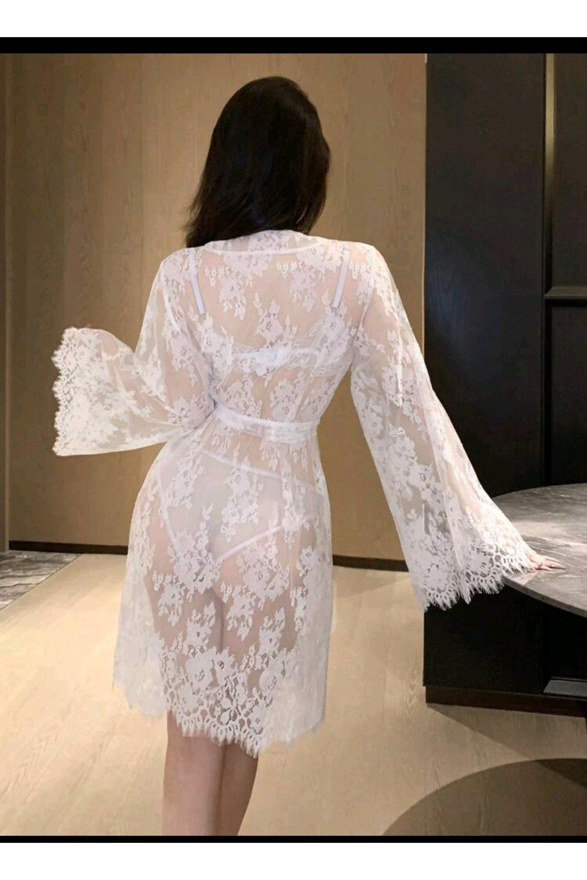Selena dantel sabahlık