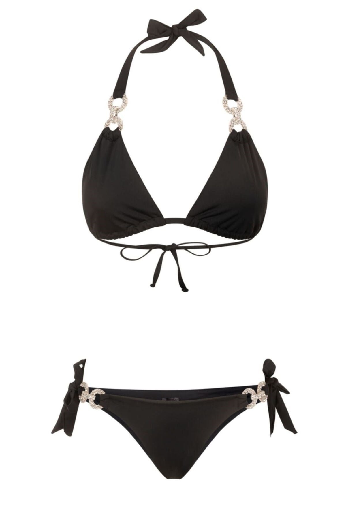 Suzavi taşlı bikini takım