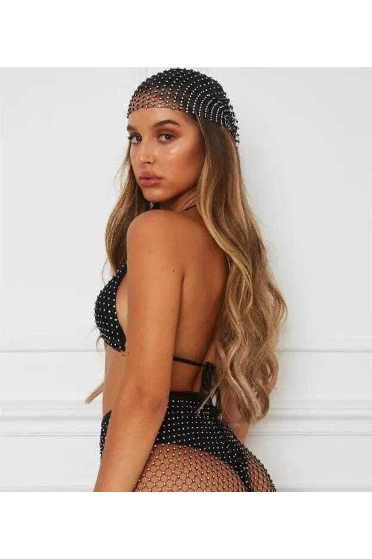 Taşlı Bikini Üst