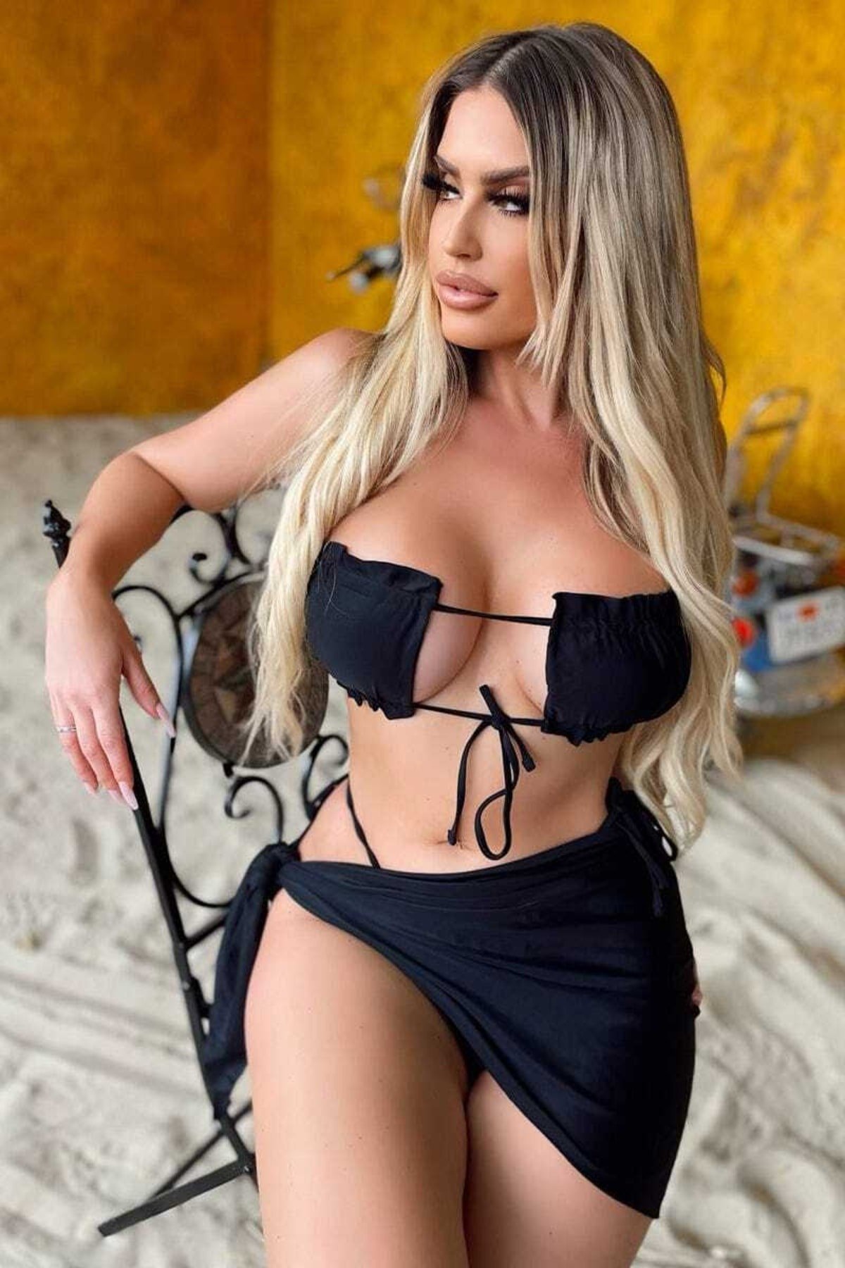 Wimen Bikini Takım Ve Pareo Set