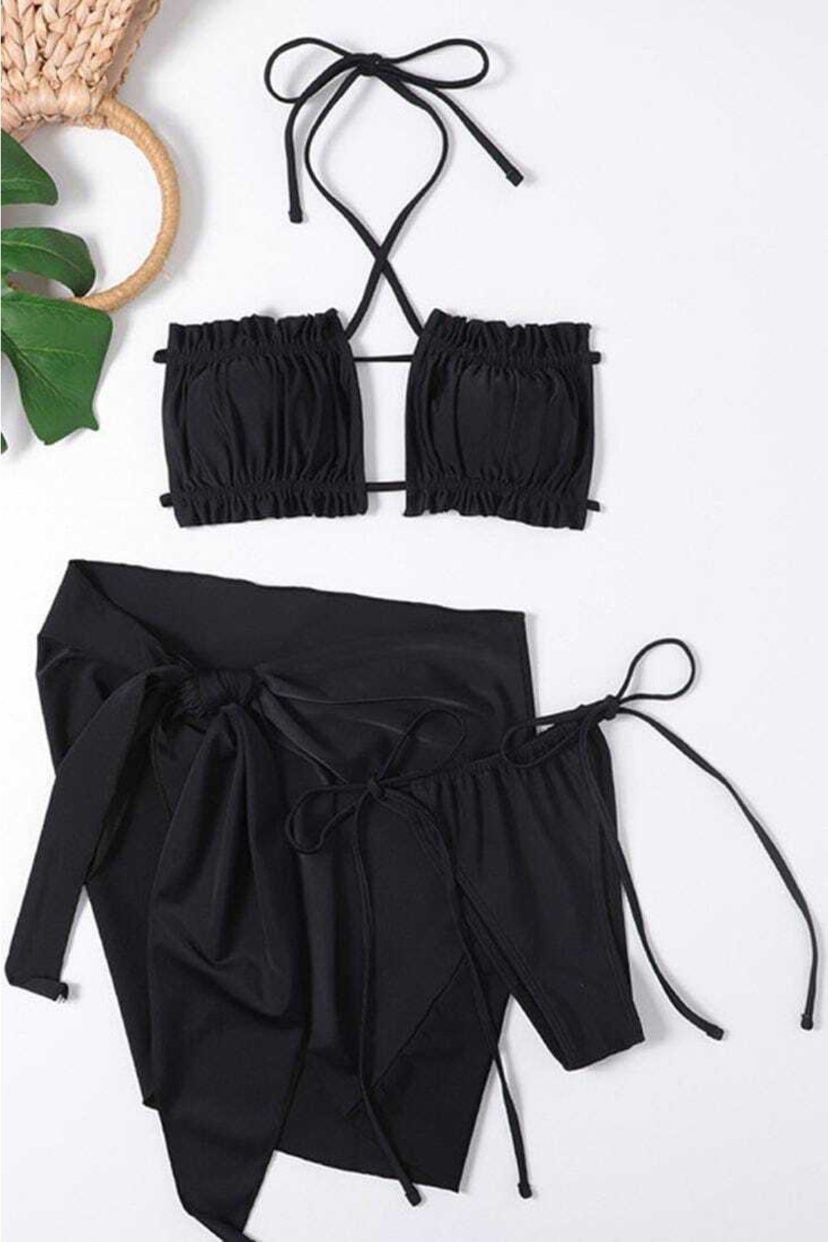 Wimen Bikini Takım Ve Pareo Set