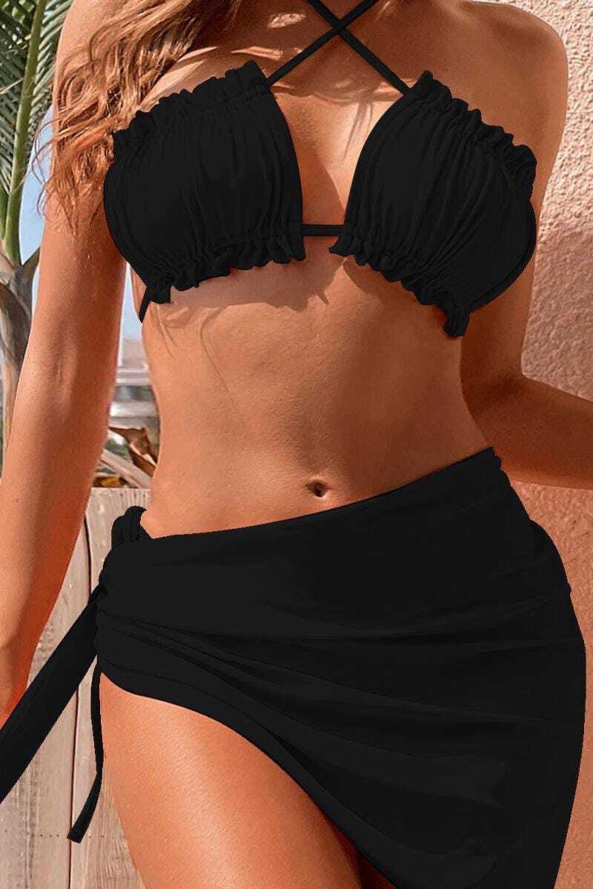 Wimen Bikini Takım Ve Pareo Set