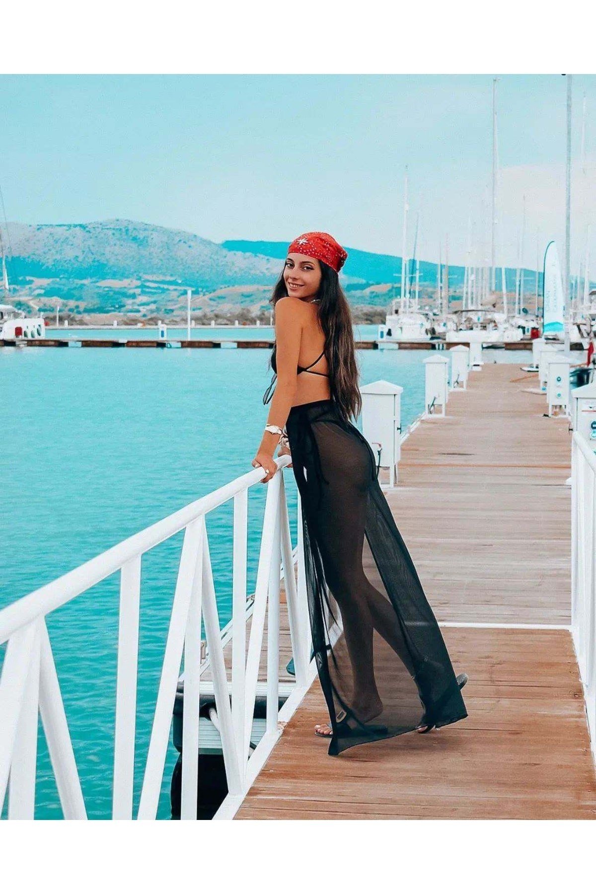 Yullissa Tül Pareo Etek