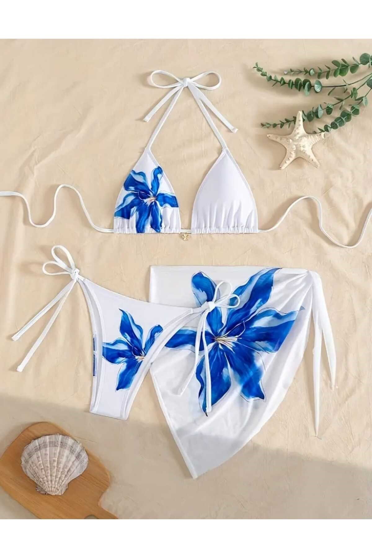 Zafira tropic bikini pareo set