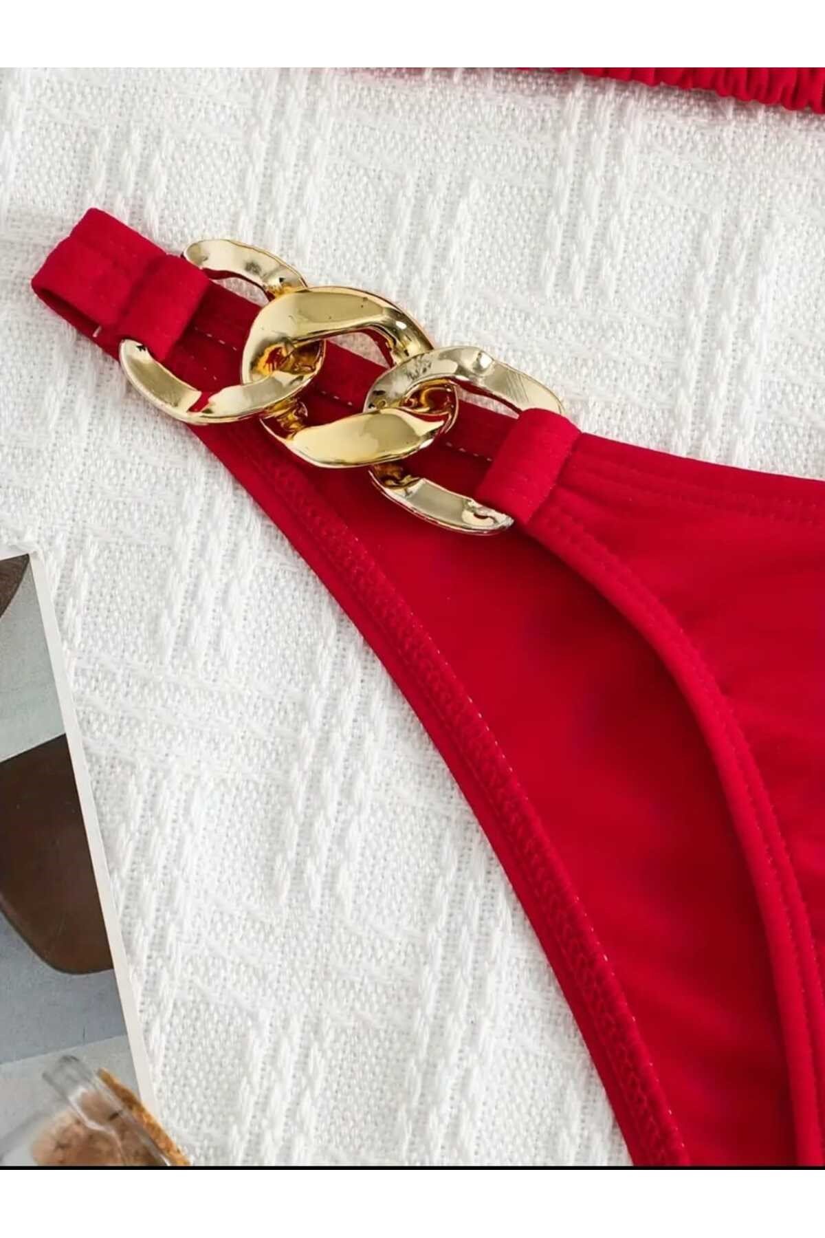 Zincirli bikini modelli