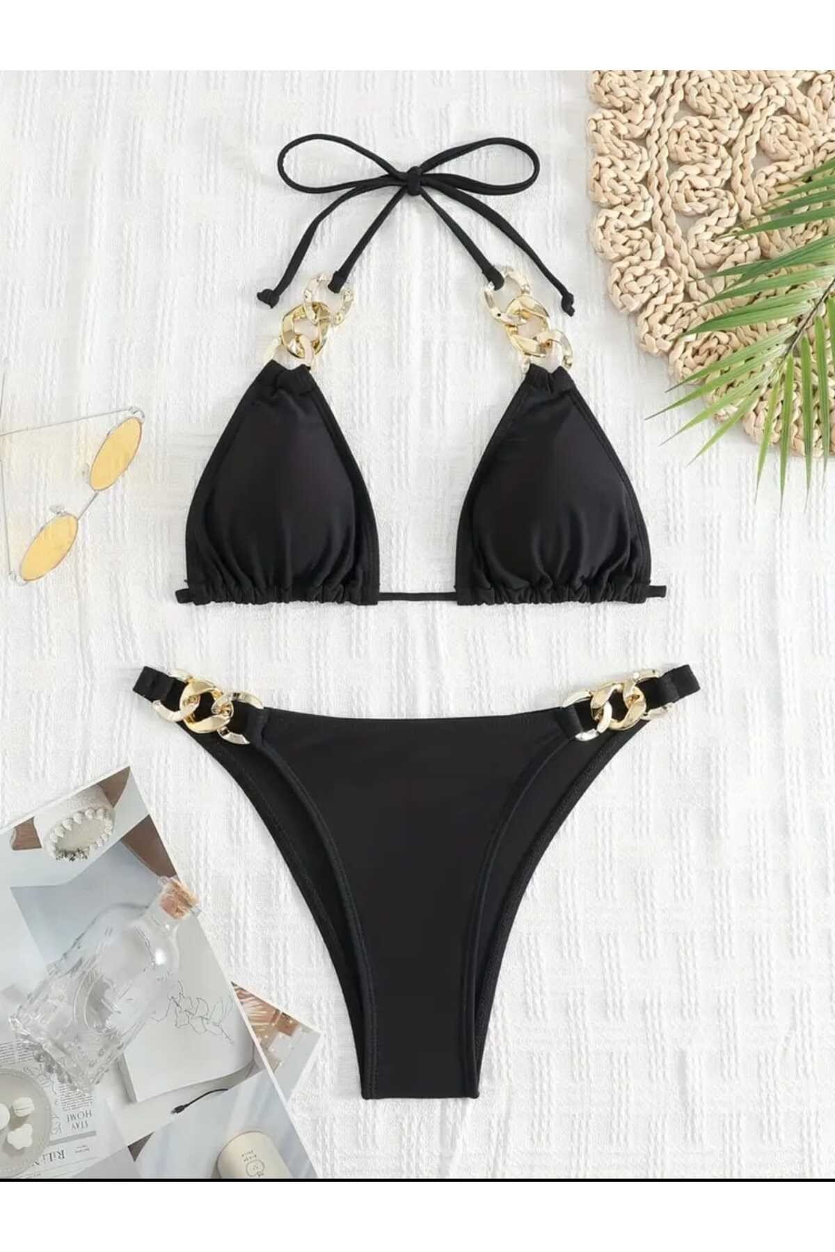 Zincirli bikini modelli