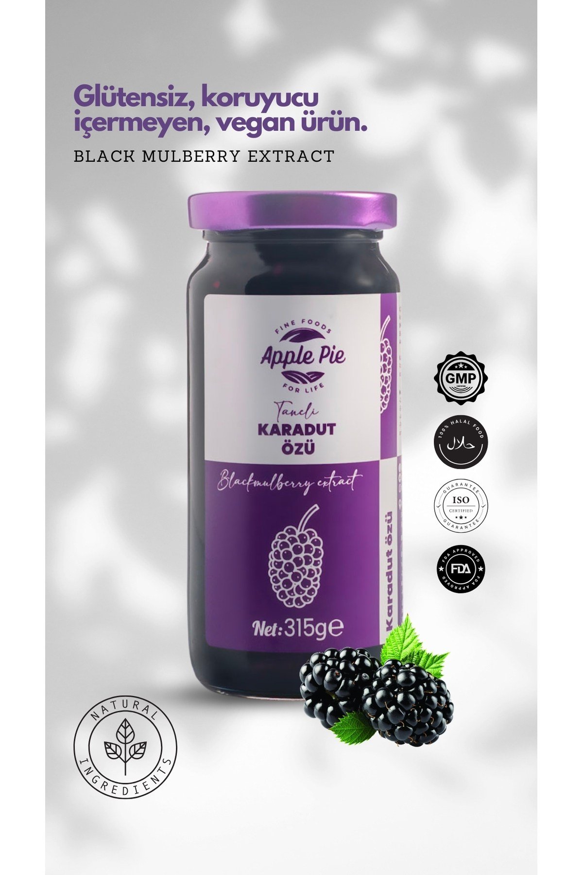 Tanecikli Karadut Özü 315gr