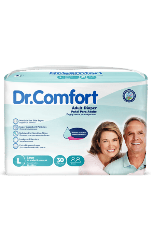 DR.COMFORT YETİŞKİN HASTA BEZİ EMİCİ YANDAN BAĞLAMALI 30'LU PAKET 