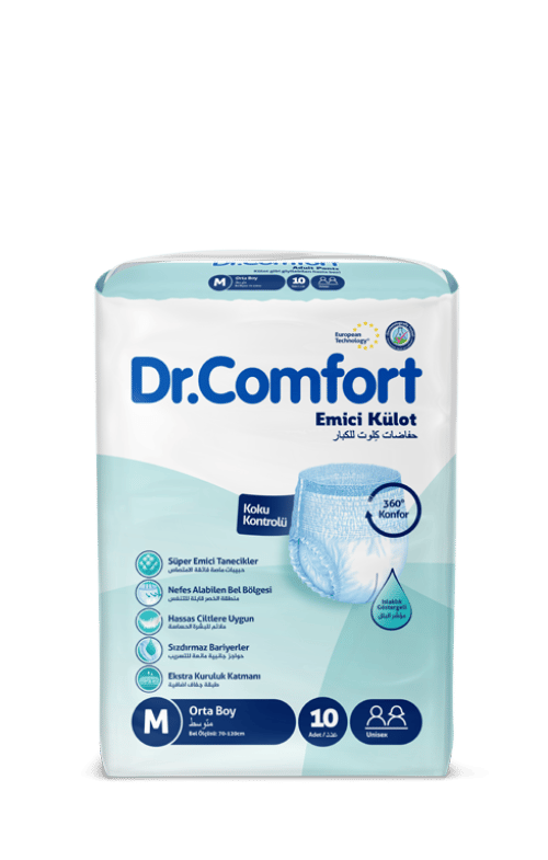 DR.COMFORT YETİŞKİN HASTA BEZİ EMİCİ KÜLOT 30'LU PAKET 