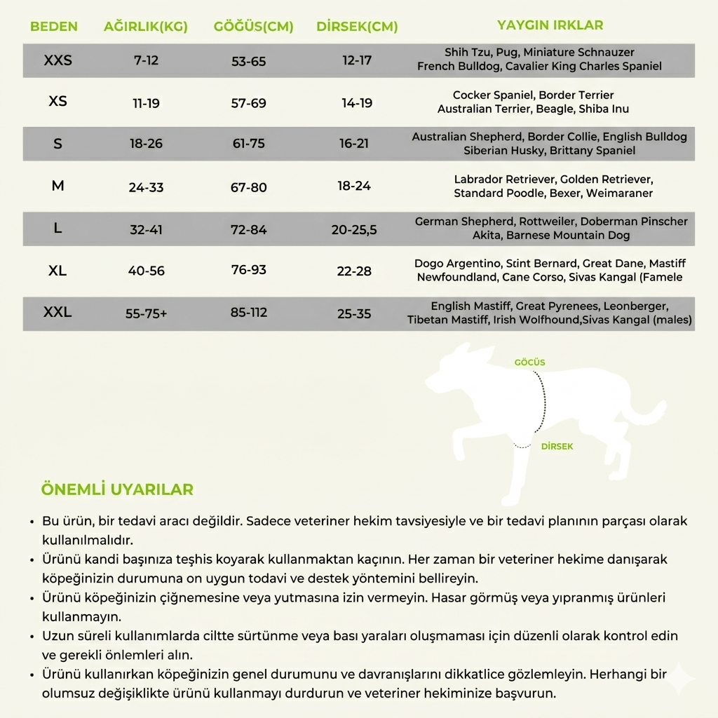 Köpek Dİrsek Ateli Medium 