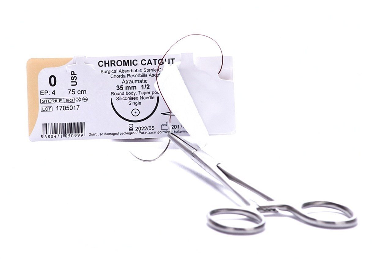 Krome Katküt No:2/0 75 Cm