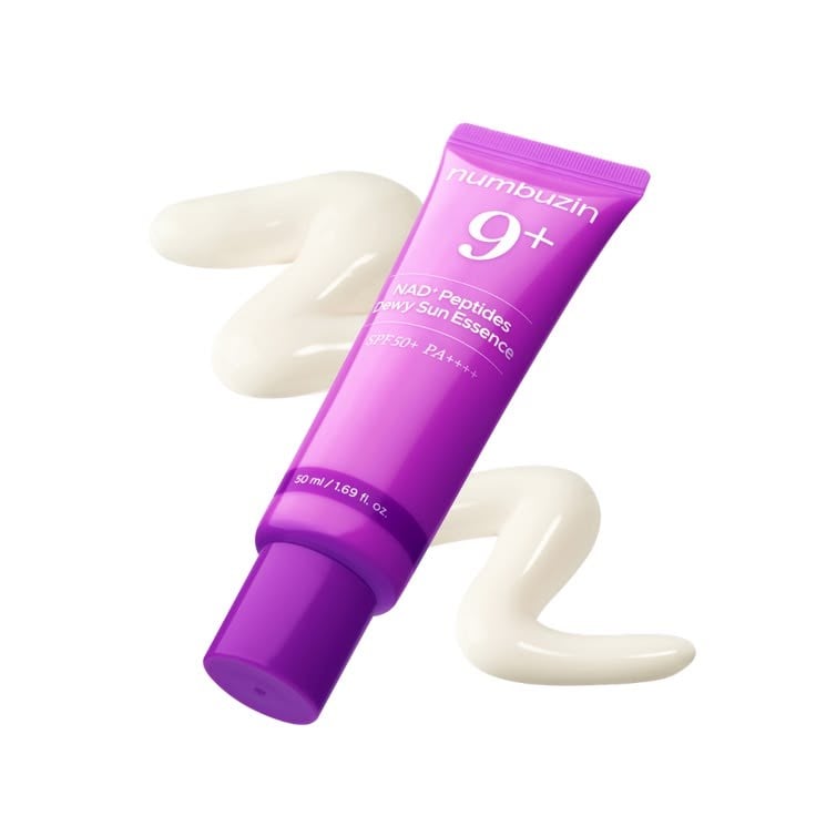 NUMBUZIN No.9 NAD+ Peptides Dewy Sun Essence 50ml (NAD+ ve Peptit İçeren Nemlendirici & Işıltı Veren Güneş Esansı)