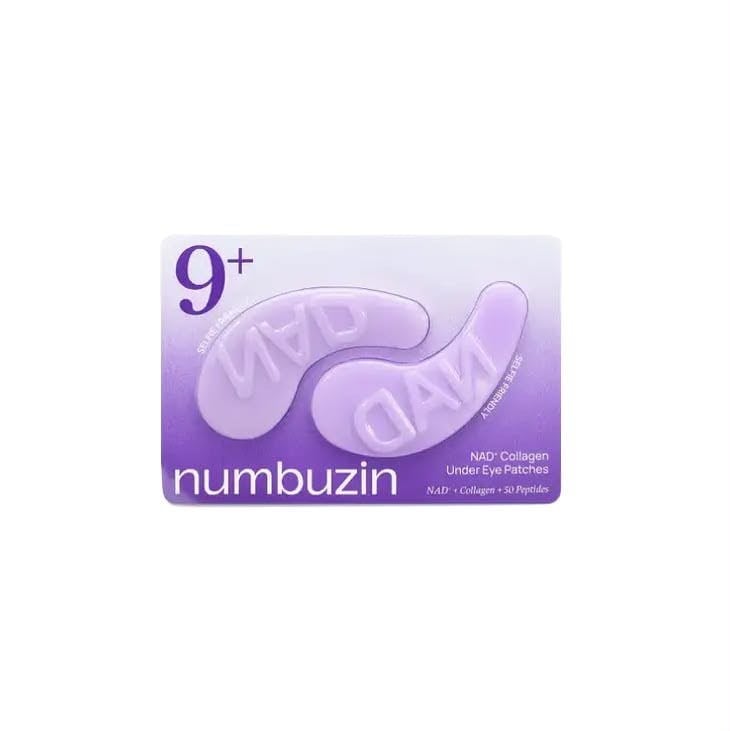 NUMBUZIN No.9 NAD+ Collagen Under Eye Patches 5EA (NAD+ ve Kolajen İçeren, Göz Altı Kırışıklık Karşıtı Bakım Patchleri)