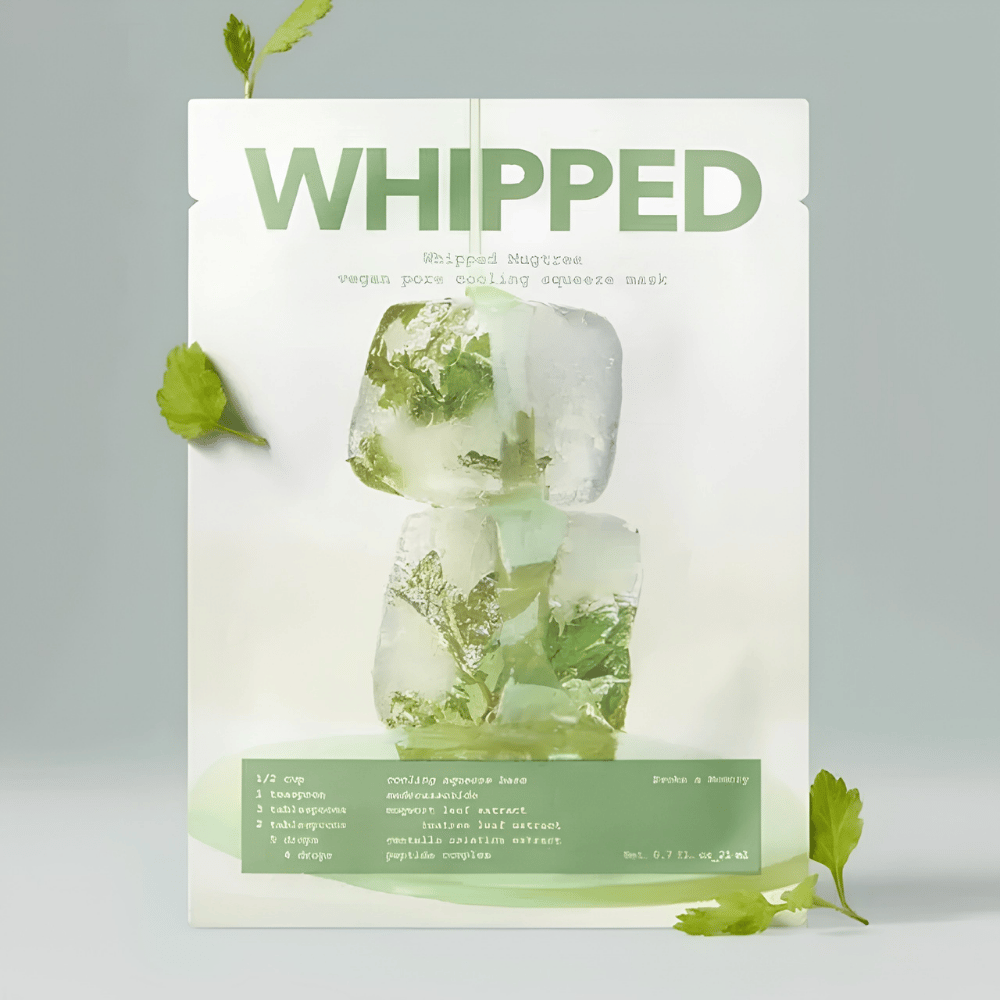 WHIPPED Mugtree Vegan Pore Cooling Squeeze Mask 5+1 (Gözenek Sıkılaştırıcı ve Serinletici Sivilce Karşıtı Yoğun Bakım Maskesi 6'lı Set)