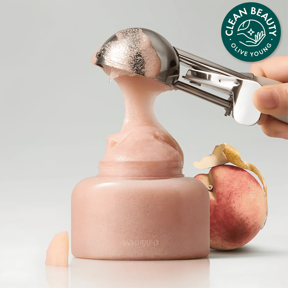 WHIPPED Peach Pear Vegan Pack Scrub 210g (Ölü Deri Arındırıcı ve Cilt Tonu Canlandırıcı Yüz ve Vücut Scrubu)