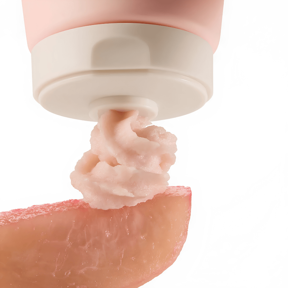 WHIPPED Peach Pear Vegan Yogurt Face Mask Cleanser 130g (Donukluk Giderici ve Canlandırıcı 2'si 1 Arada Yüz Yıkama Maskesi)