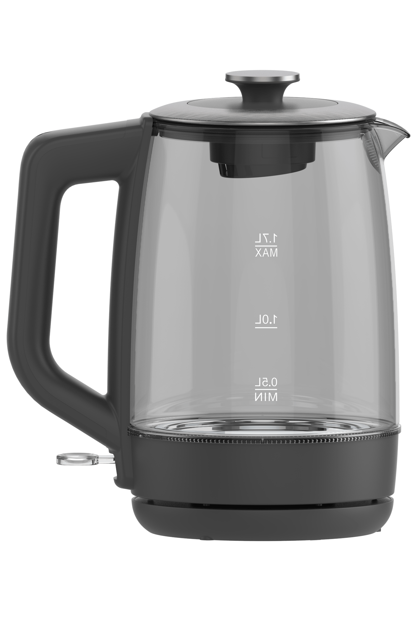 PRK 1318A Borosilikat Renkli Cam Gövdeli, Manyetik Filtre Kapaklı Kettle - LED Işıklı