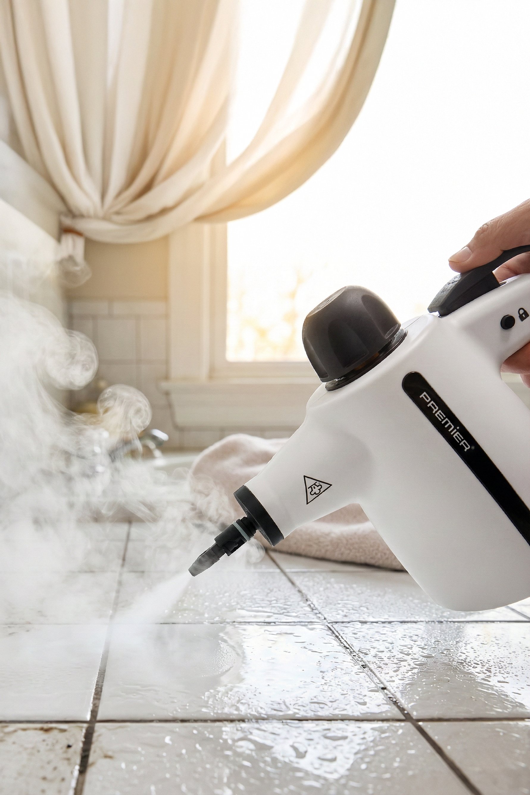 PSC 138 Portatif 4 Bar Basınçlı 1050W Buharlı Temizleyici | Beyaz