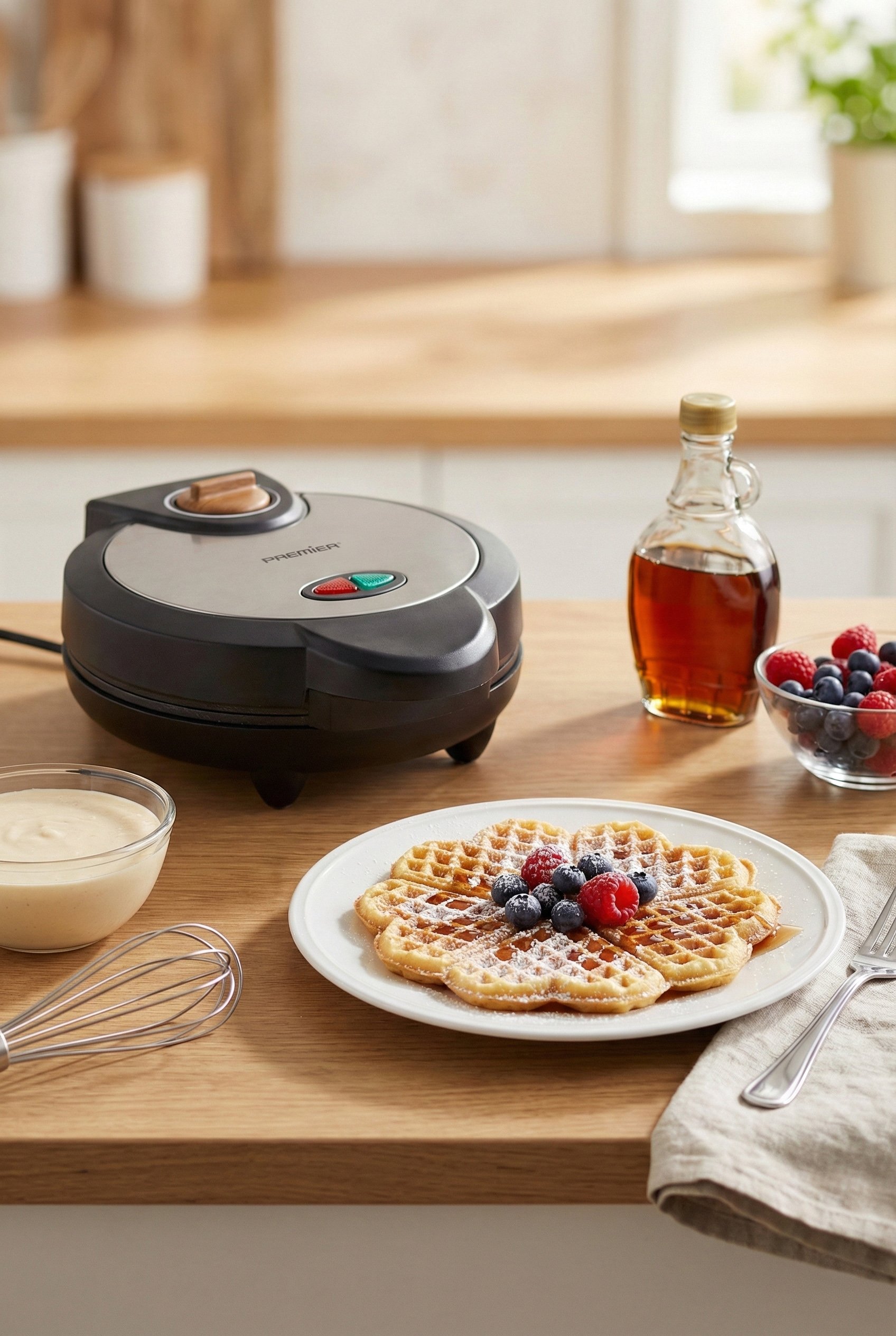 PWM 215 Waffle Makinesi - Siyah