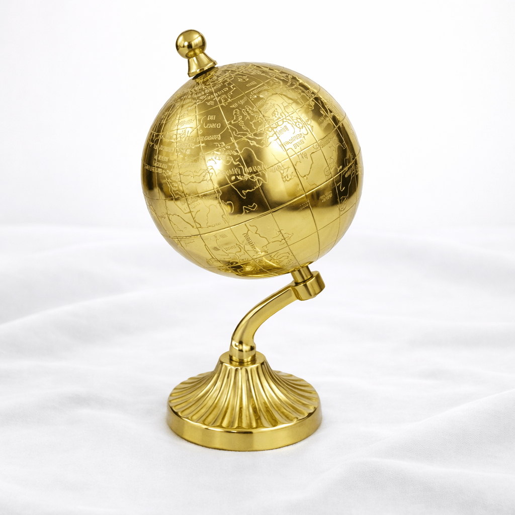 DEKORATİF DÜNYA KÜRE 16*33 GOLD DC-13