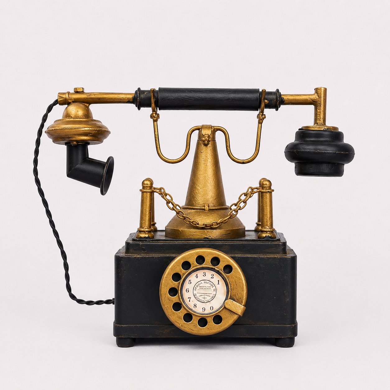 DEKORATİF METAL TELEFON KUMBARALI 1204B-1025