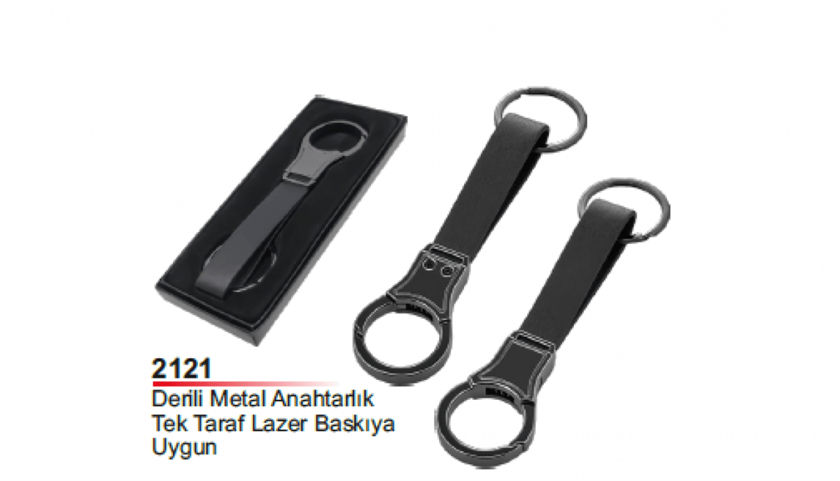 Derili Metal Anahtarlık