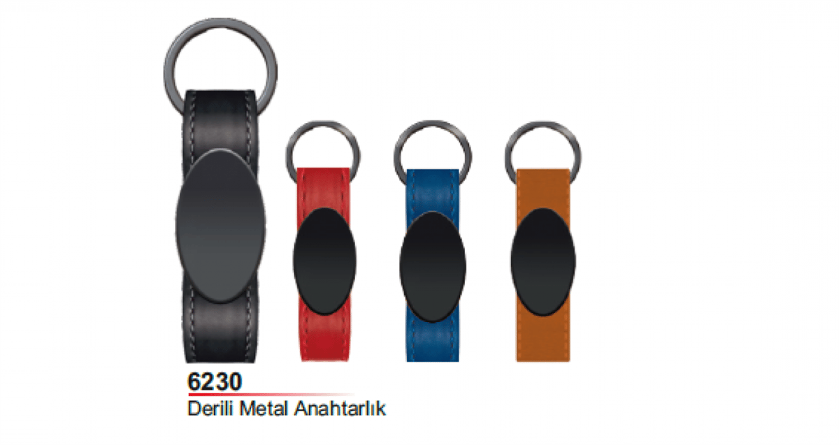 Derili Metal Anahtarlık