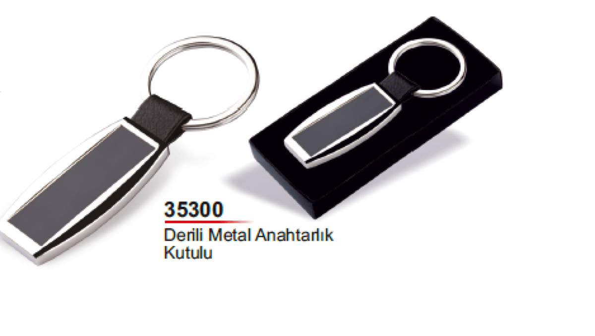 Derili Metal Anahtarlık  Kutulu