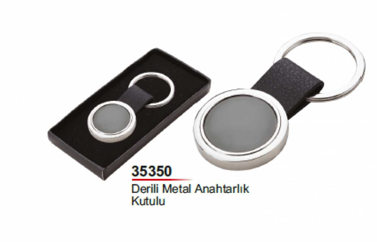 Derili Metal Anahtarlık Kutulu