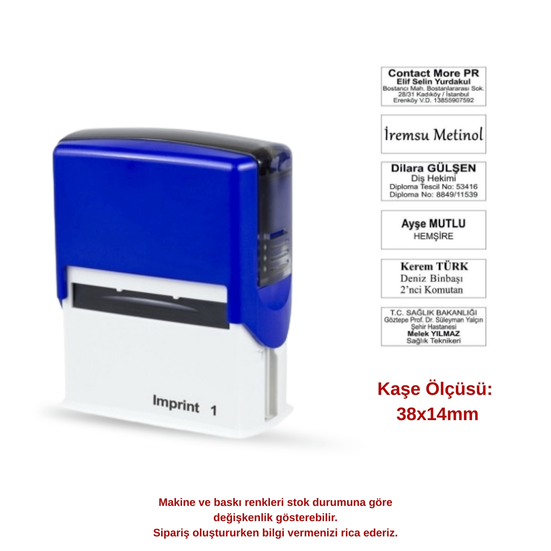 İMPRINT 1  OTOMATİK KAŞE