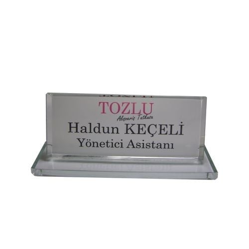 KRİSTAL MASA İSİMLİĞİ M-149