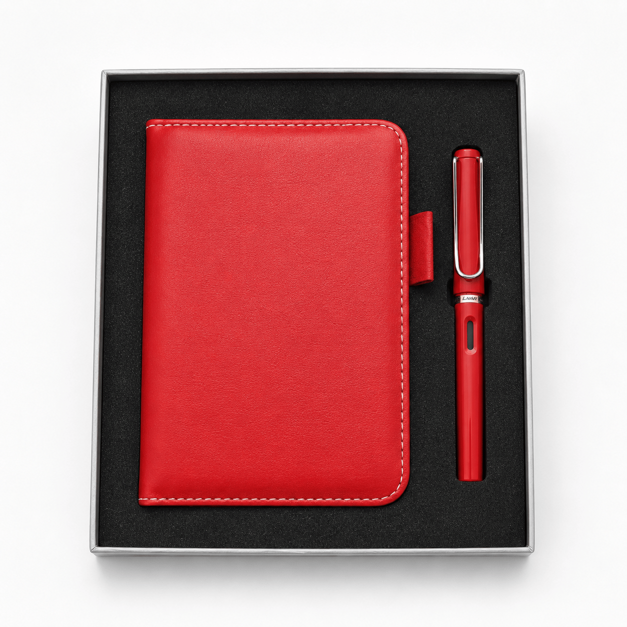 LAMY SAFARİ DOLMA KALEM+NOT DEFTERİ KIRMIZI 16NS-M
