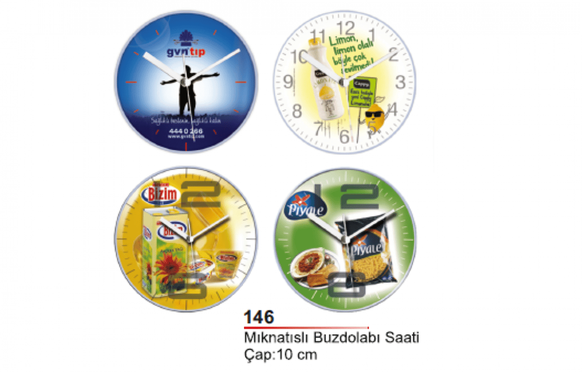 Mıknatıslı Buzdolabı Saati