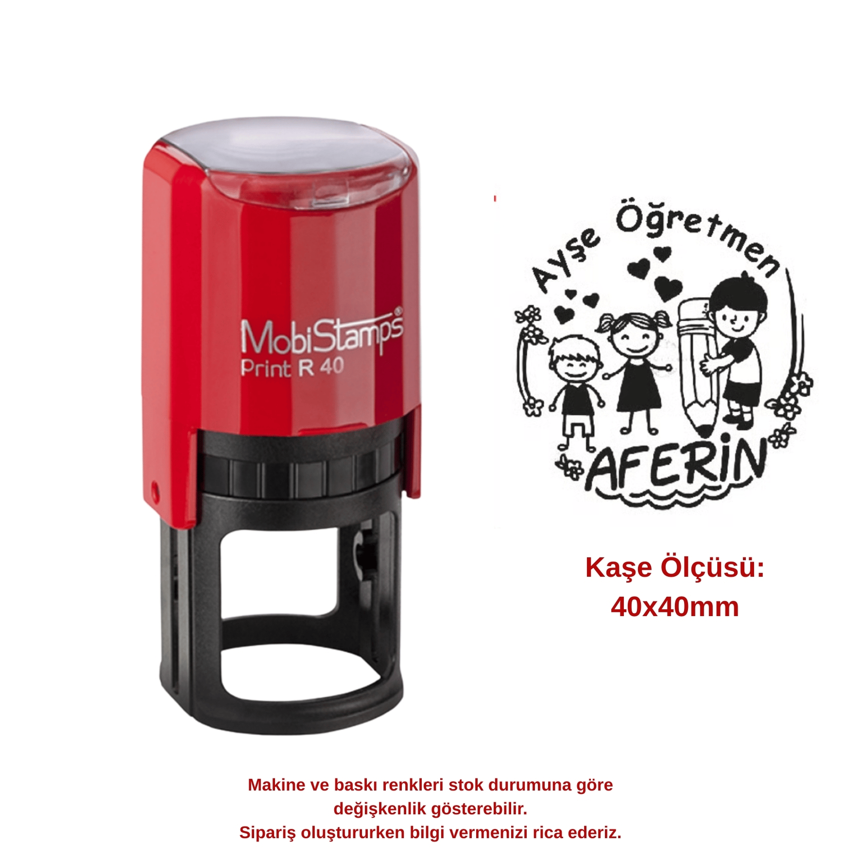MOBİSTAMPS OTOMATİK KAŞE  R40