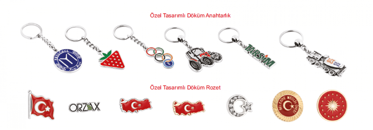 Özel Döküm Anahtarlık