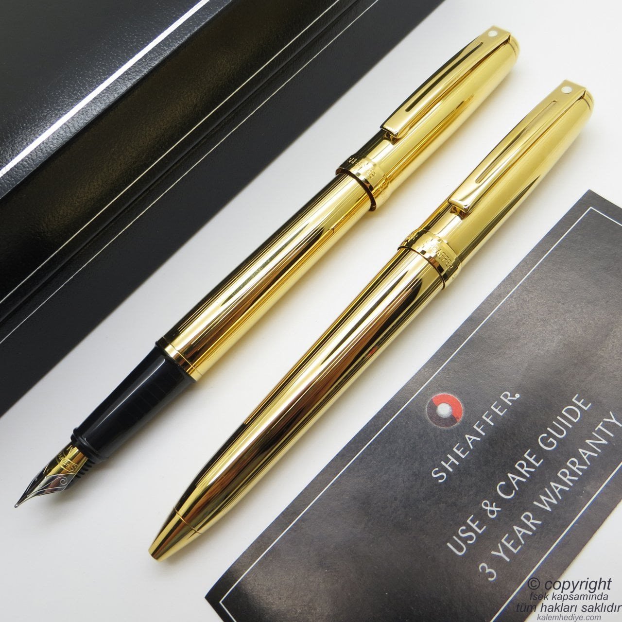 SHEAFFER DOLMA+TÜKENMEZ KALEM ALTIN 9474-0