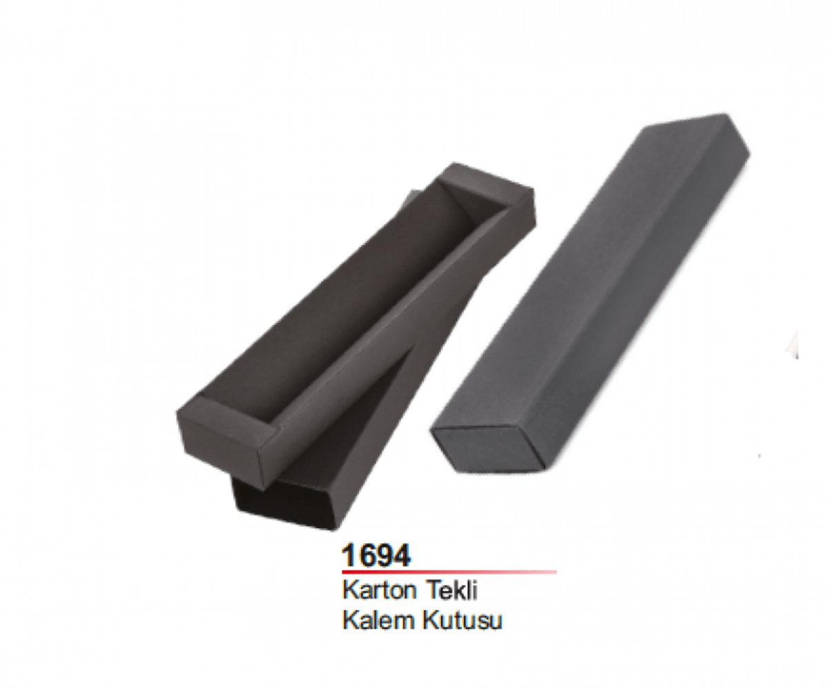 Tekli Karton Kalem Kutusu